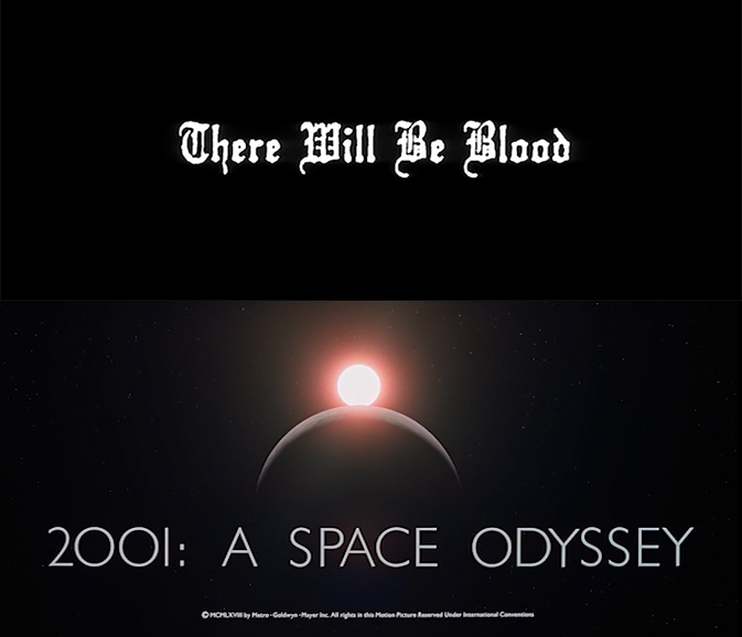 maties_tp's tweet image. En el 50 aniversario de Paul Thomas Anderson, uno de los cineastas más estimulantes del cine contemporáneo, una breve comparativa plástica entre una de sus mejores películas (¿tiene alguna siquiera mediocre?), 'There will be blood' (2007) y '2001: A Space Odyssey' (1968).