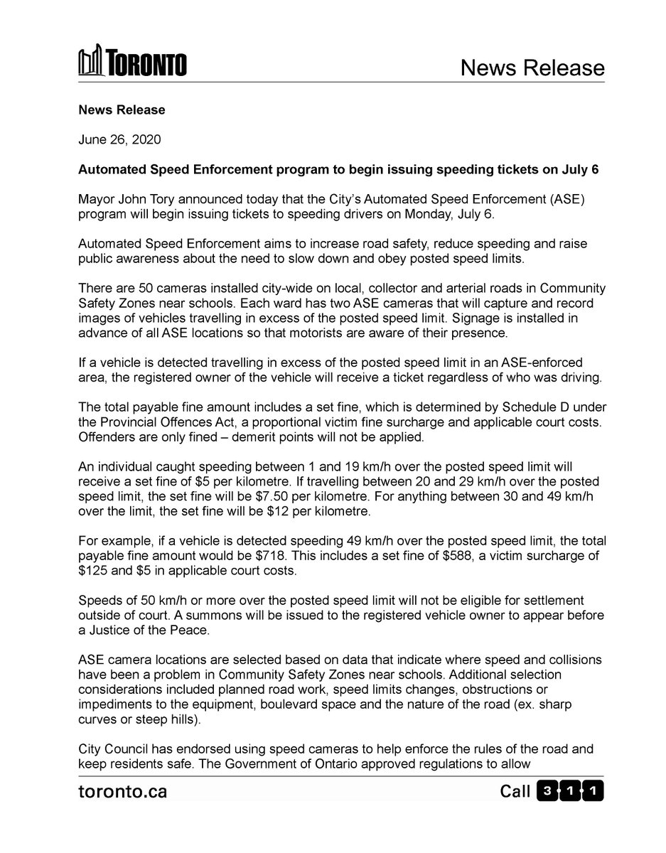 Provincial Offences Speed Camera Ticket Lookup Intersection If A