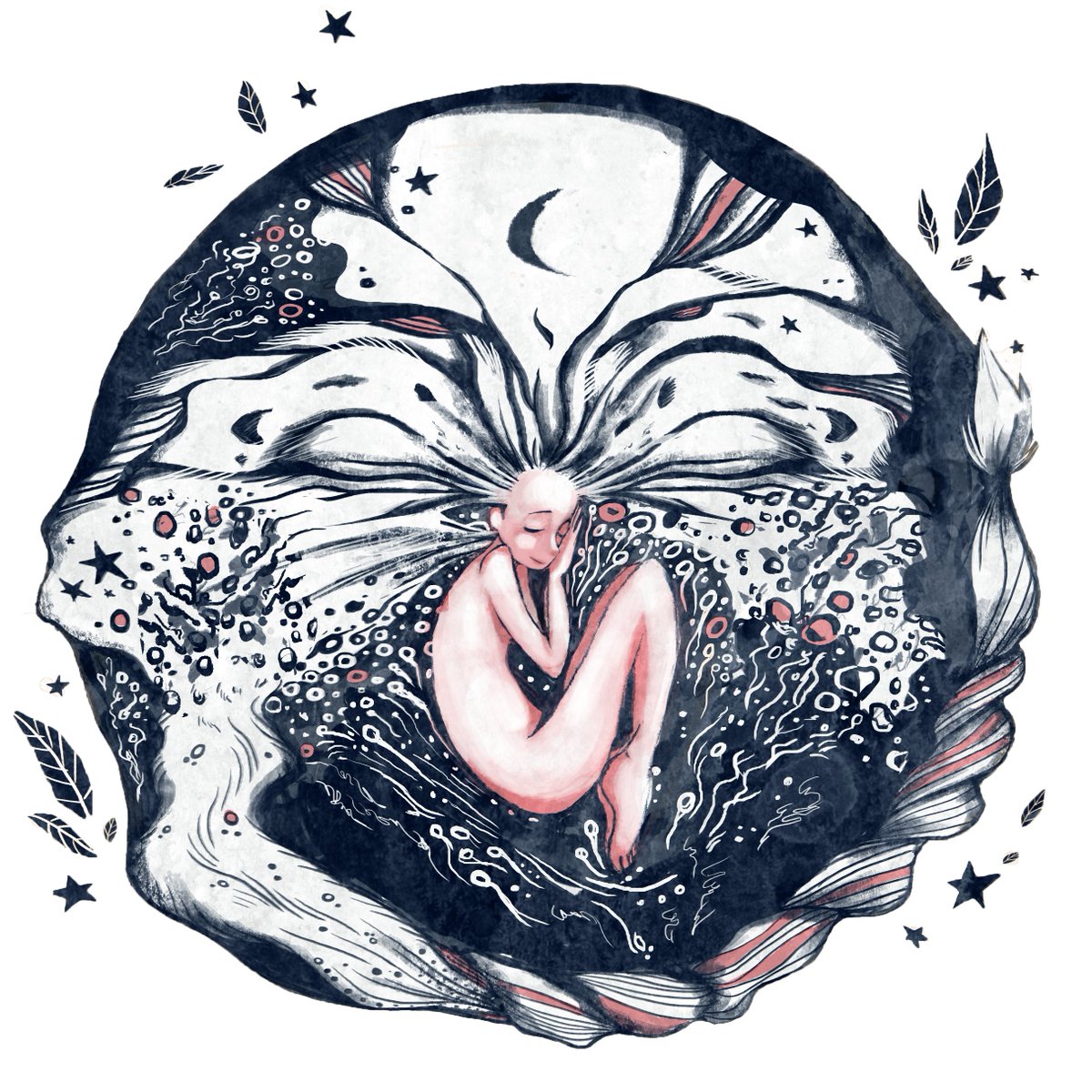 FromMiharut's tweet photo. Our first story is out soon!🌙🌸🏰
Tale One: The Disappearence of the Moon
In which we arrive to Miharut, the Moon disappears and Elka goes on a quest to find her, while the Wind accompanies her on her long and challenging journey. 
#comingup #fairytale #illustration #kidlit #art https://t.co/xBwQPCQlSw