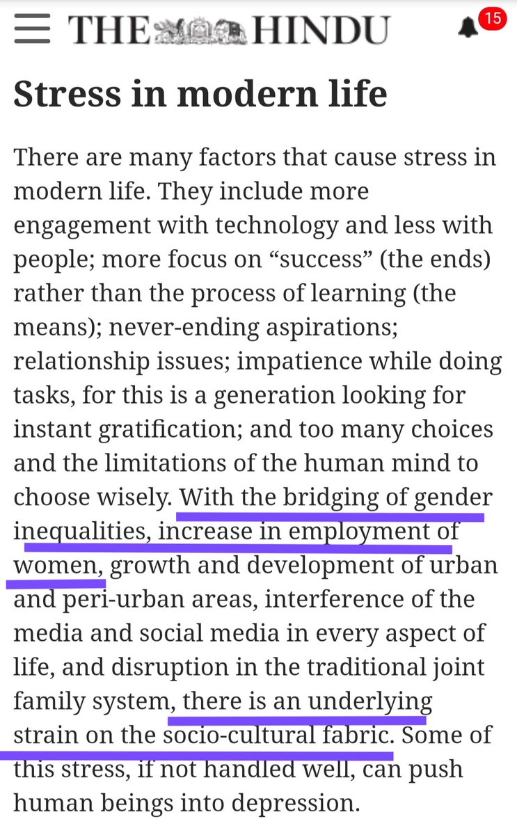 kataruka_s's tweet photo. As per @DrRPNishank bridging of gender inequalities and increase in women employment is one of the reasons for strain on our socio-cultural fabric. Really? @the_hindu @HRDMinistry 
#AtmaNirbharBharat #IndiaDeservesToKnow https://t.co/6l5Q4qOpzS https://t.co/ePYydVwE67