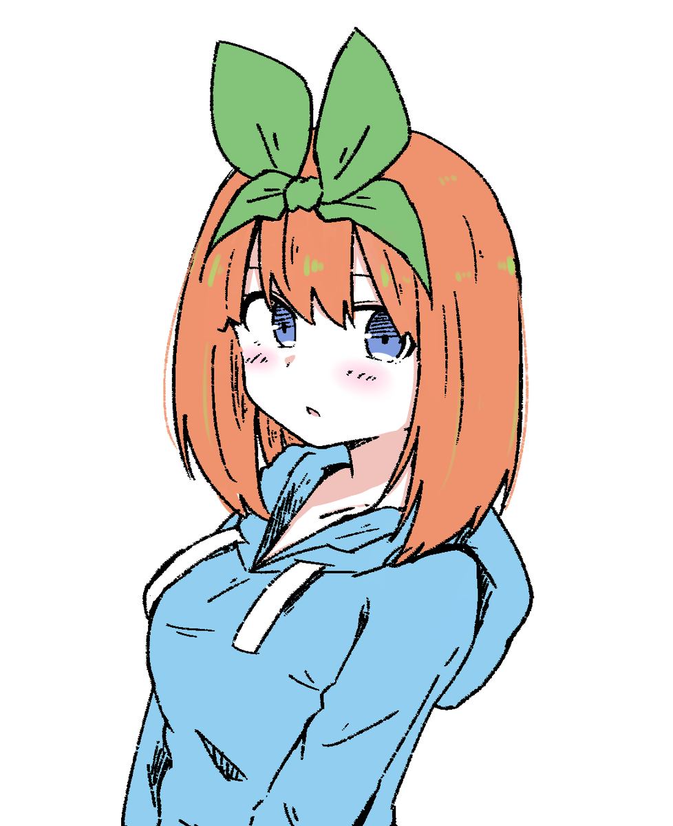 中野四葉 「れんしゅう 」|とりまる御池のイラスト