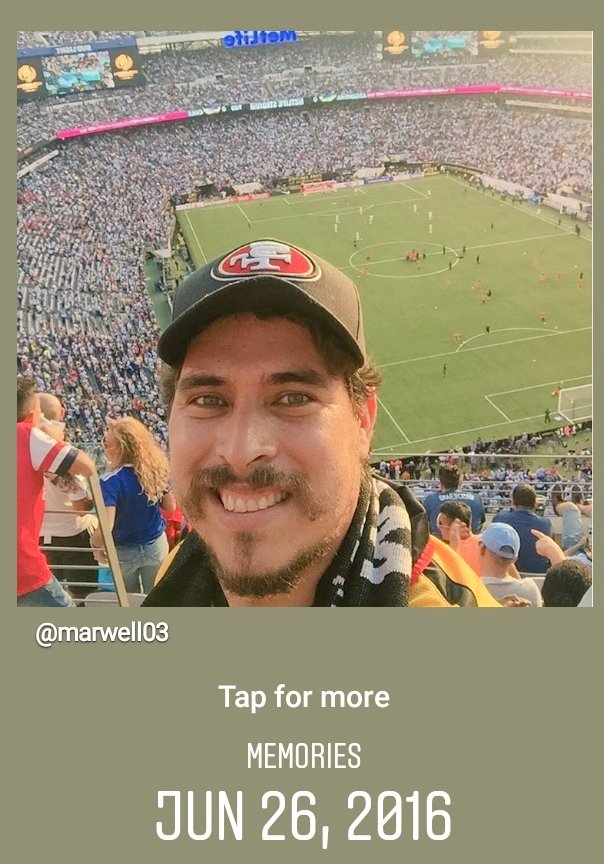 wellingtonmk6's tweet photo. Un día como hoy #2016 #copaamericacentenario #copa1000 #metlifestadium https://t.co/MUklBJYKM4