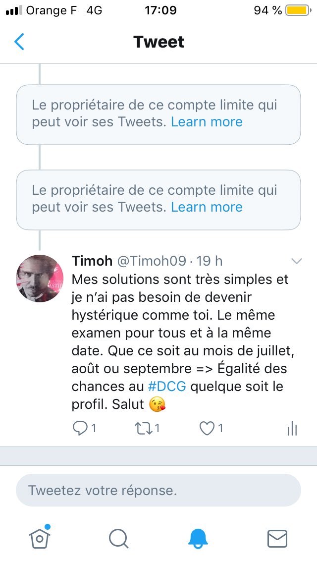 Timoh09's tweet photo. @lebelvanessa @anedcs Je suis resté très poli mais apparement ça suffit pour se faire bloquer et ne pas essayer d’avoir un débat constructif. Lâcheté quand tu nous tiens 😂 https://t.co/20hrYG2n1r