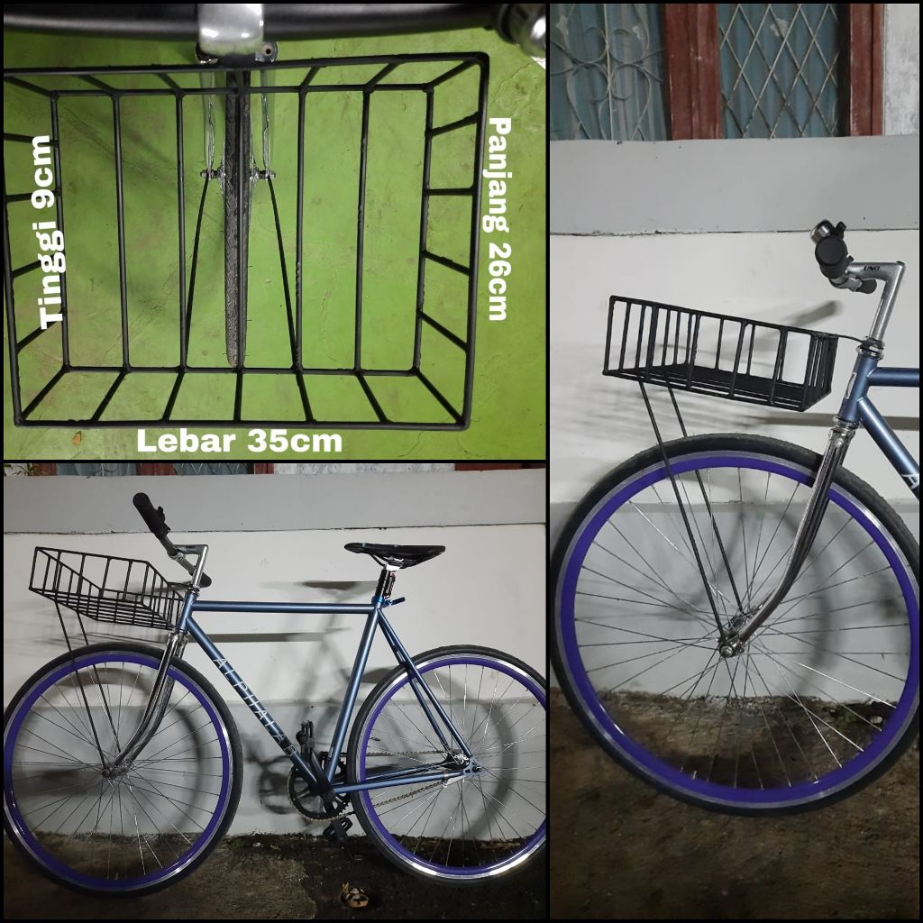 tonaybaxer's tweet photo. kali ada yang minat keranjang sepeda nya harga nya 200k aja lokasi di ciputat tangsel PO #keranjangsepeda #fnfjb https://t.co/N6UoRcEEVB