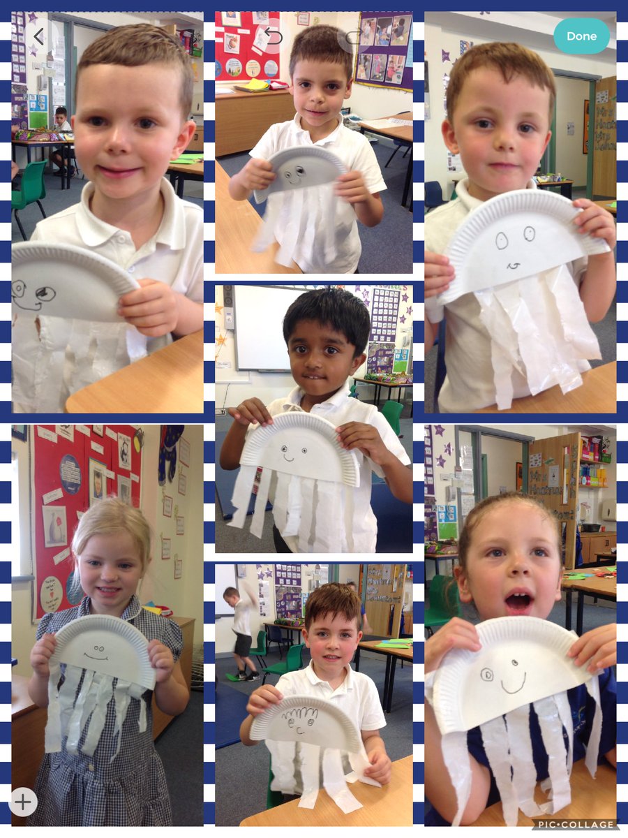 GBS_Butterfly's tweet photo. Butterflies enjoyed making jellyfish this week. #gbs4eyfs https://t.co/6zI4L1nw47