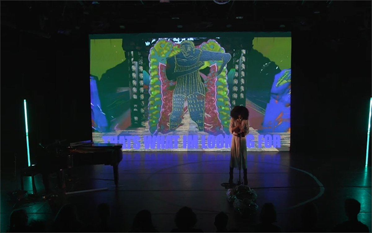 BarbicanCentre's tweet image. Filmed in The Pit in 2018, a spirit of hopefulness characterises the third edition of Transpose, as trans voices come together to look to the future, featuring performances by @RebekahUbuntu @HMadagame @jamierhale @robin_gurney bit.ly/3dwAg84