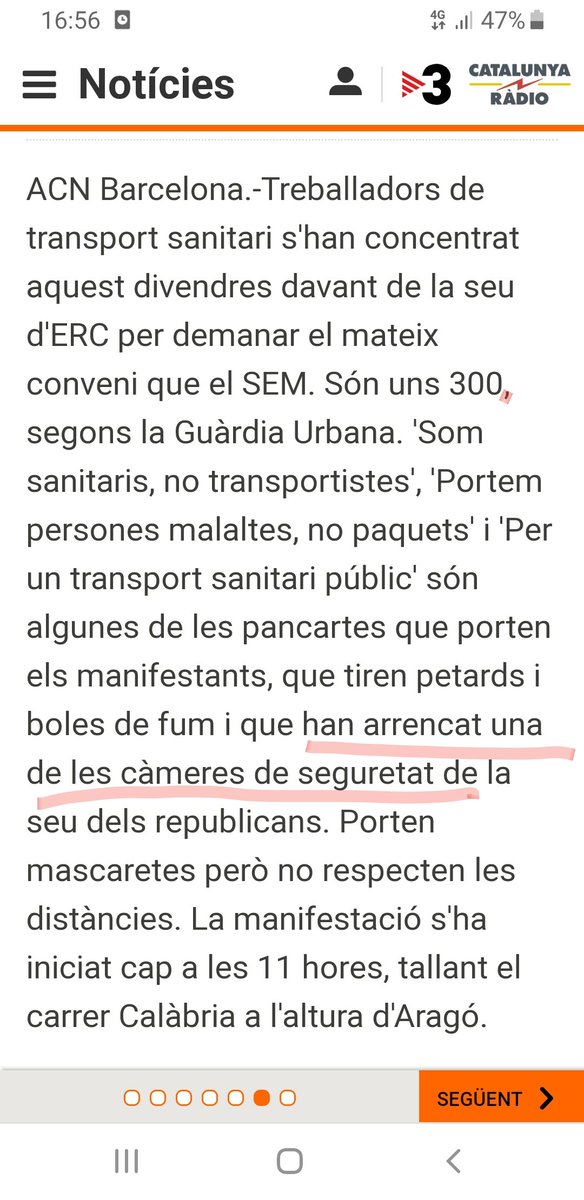 Morieracamps's tweet photo. @324cat @tv3cat On veieu la càmera trencada? Sou uns mentiders! @albaverges i @Esquerra_ERC no ho teniu res a dir? @TLluita #nosomtransportistes #TTS #TES #totspúblics #totsSEM https://t.co/QX4m8jmDil