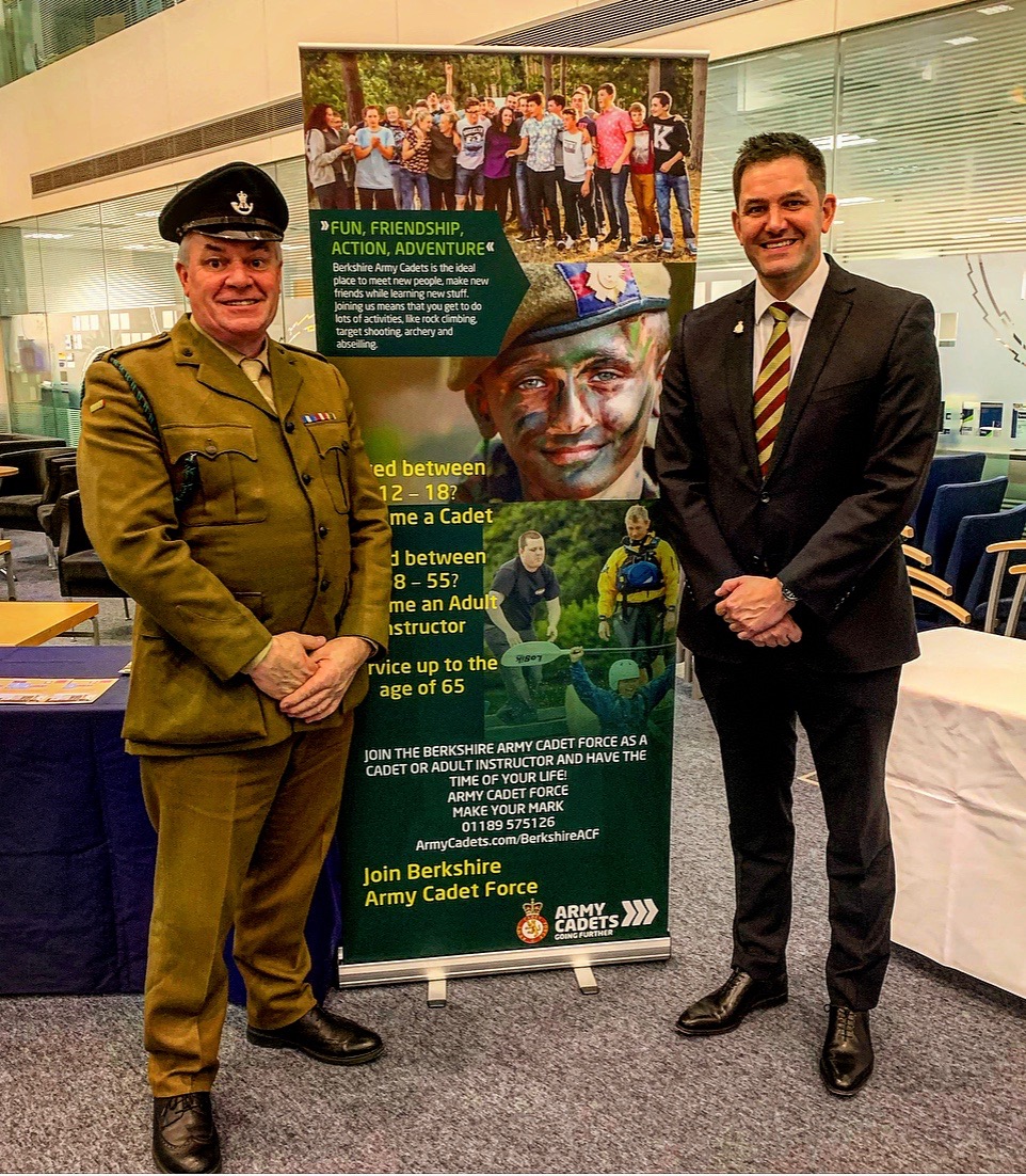 DiamondLightSou's tweet photo. Today is all about #Cadets as part of #ArmedForcesWeek! Here's Diamond's very own Army Cadet Force Instructor and Senior Mechanical Technician Major Martin Small, suited &amp; booted, taken on the day Diamond signed the #ArmedForcesCovenant #showyoursupport  https://t.co/e3WcVwX3OH https://t.co/xPFdpZAWV4