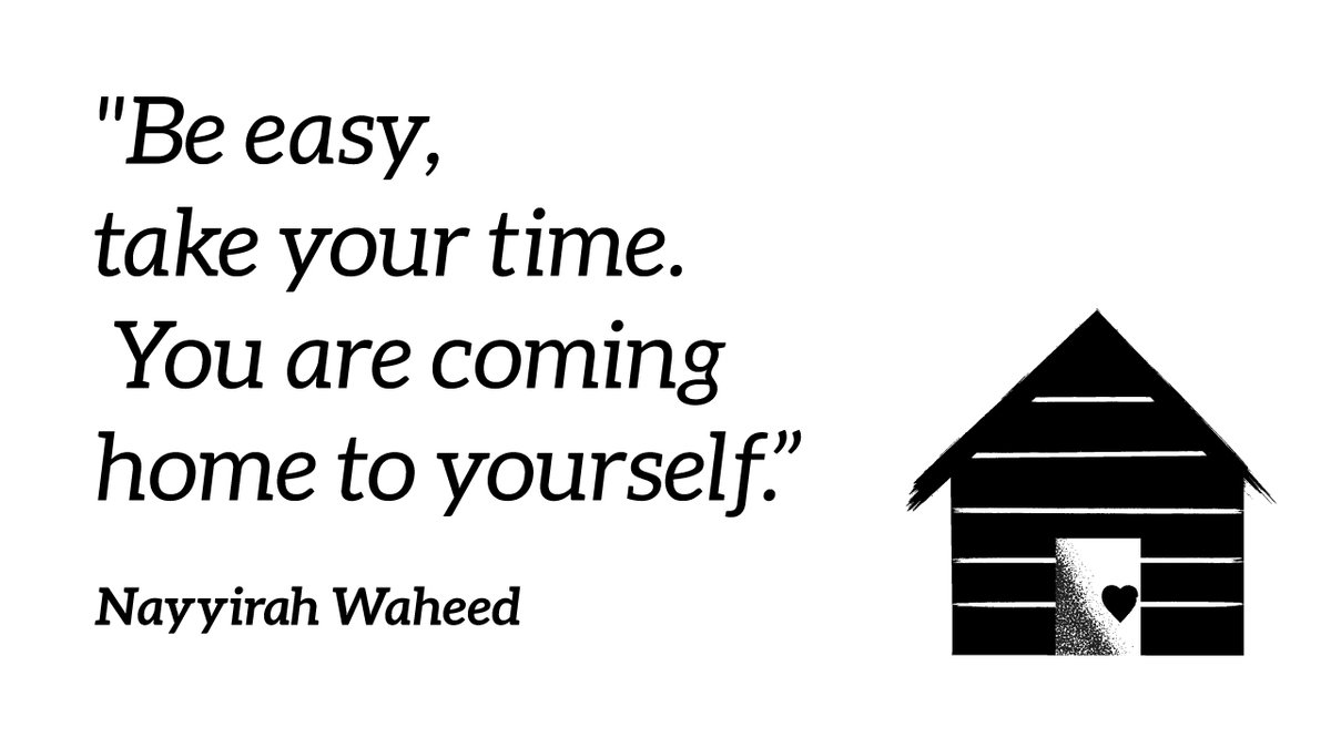 I think this is such an important mantra to live by during this time. It is easy to get frustrated but it is crucial to take your time and be easy on yourself.  #YouthTakeover