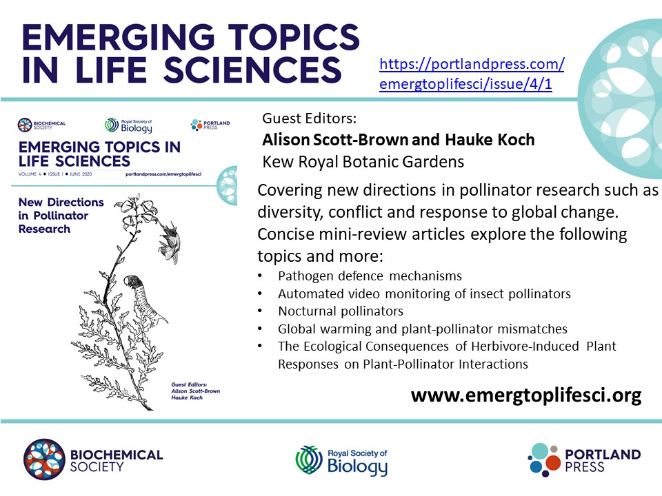 Kessler Laboratory (@kessler_lab) on Twitter photo New Special Issue on plant-pollinator interactions:
researchgate.net/publication/34…
portlandpress.com/emergtoplifesc… New Special Issue on plant-pollinator interactions:
researchgate.net/publication/34…
portlandpress.com/emergtoplifesc…