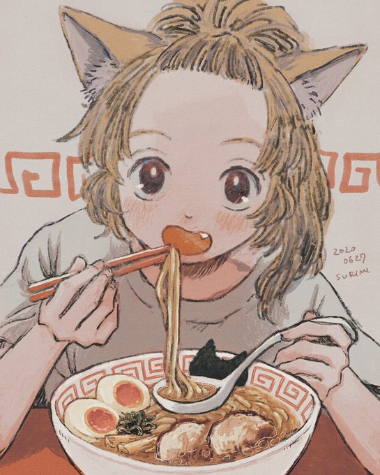 「獣娘 麺」のTwitter画像/イラスト(古い順)