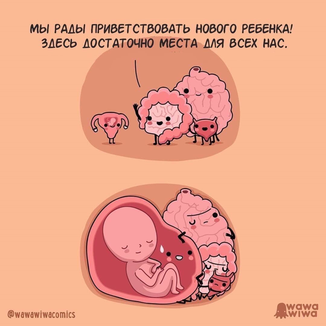 Комиксы про беременность