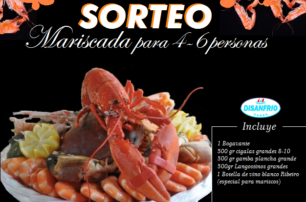 disanfrio's tweet photo. ✅ ¿Quieres ganar una #mariscada para 4- 6 personas? Infórmate en nuestra página de Facebook 
https://t.co/Ez8vyjoXrL https://t.co/6gntwcdrge