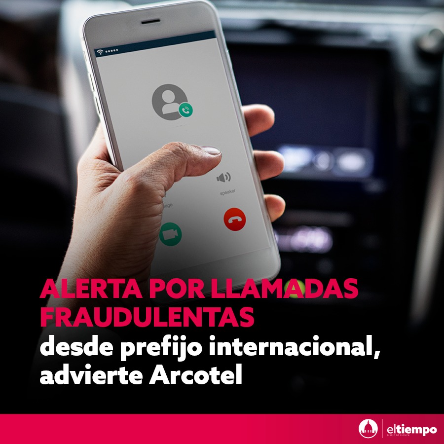 Bien educado Resentimiento Limitado Diario EL TIEMPO on Twitter: "#ATENCIÓN | Se registran llamadas telefónicas internacionales fraudulentas a #Ecuador desde África Occidental con el prefijo 00226. Más detalles: ▻ https://t.co/u4XMHnnebp https://t.co/La3vAHrGlh" / Twitter Bien educado Resentimiento Limitado Diario EL TIEMPO on Twitter: "#ATENCIÓN | Se registran llamadas telefónicas internacionales fraudulentas a #Ecuador desde África Occidental con el prefijo 00226. Más detalles: ▻ https://t.co/u4XMHnnebp https://t.co/La3vAHrGlh" / Twitter