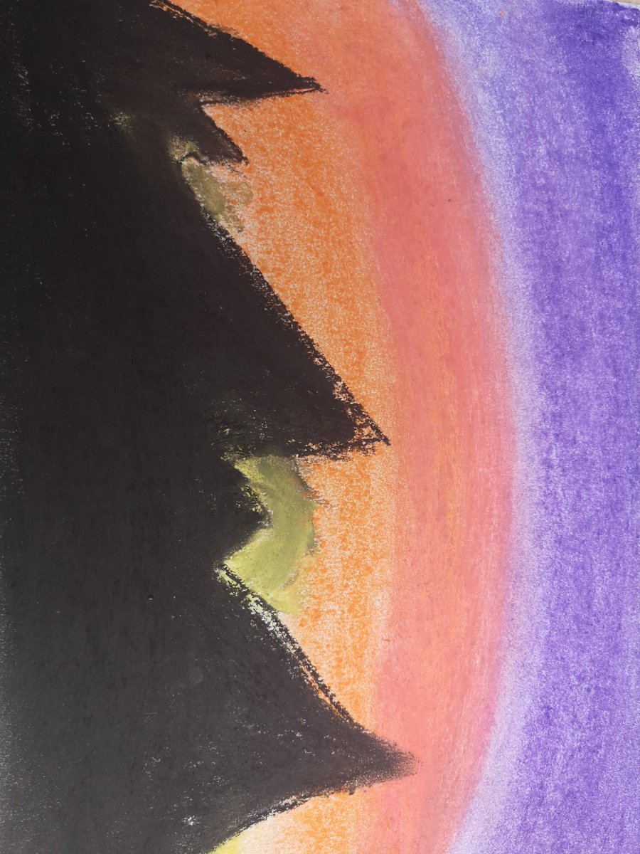 StlensY's tweet photo. Children chose their own way to create landscapes. Although some just prefer rainbows at the moment 🤣 https://t.co/U1G1iRhVjl