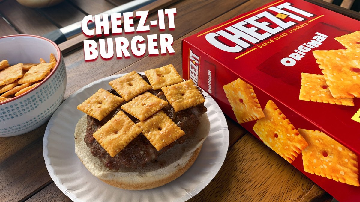 Cheez It On Twitter Nothing Says Summer Like A Cheesy Crunchy Cheezit Burger