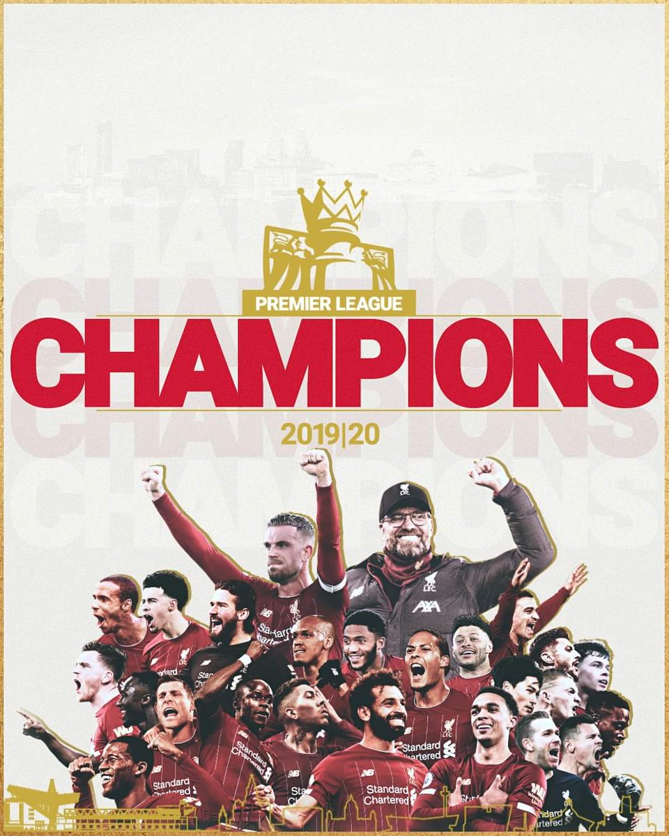 Congrats Liverpool for winning EPL title.