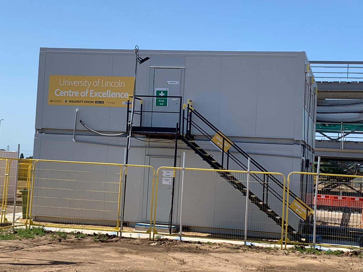 GRJContracting's tweet photo. We have been enjoying the sun with Willmott Dixon this week on their Centre of Excellence in Agri-Food scheme, Holbeach. Works have included the application of Sherwin-Williams Intumescent paint, well coordinated with the facade contractor
#willmottdixon
#grjcontracting https://t.co/EvVwNZFQj3