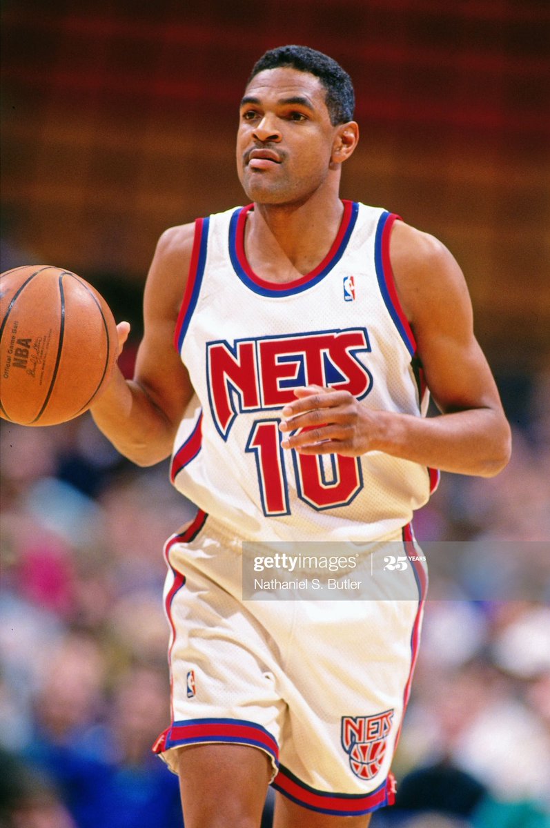 **But these are two real photos from Maurice Cheeks' 40 games with the New Jersey Nets in 1993, taken by the great Nat Butler.