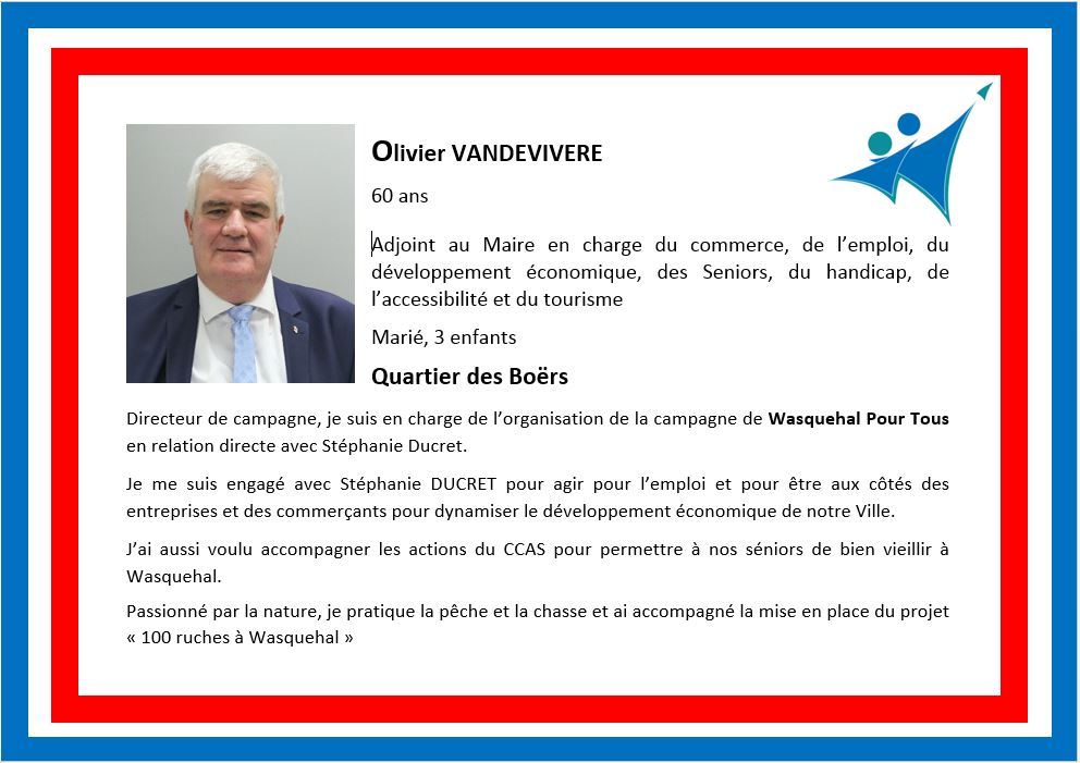 s_ducret's tweet photo. Je suis fière de l’équipe qui m’entoure. Des colistiers qui incarnent le sérieux et l’expérience. Qui connaissent #Wasquehal et Olivier VANDEVIVERE
Dimanche votez et faites voter Wasquehal pour tous avec Stéphanie Ducret @WaskalpourTous https://t.co/VJtYqDzof1