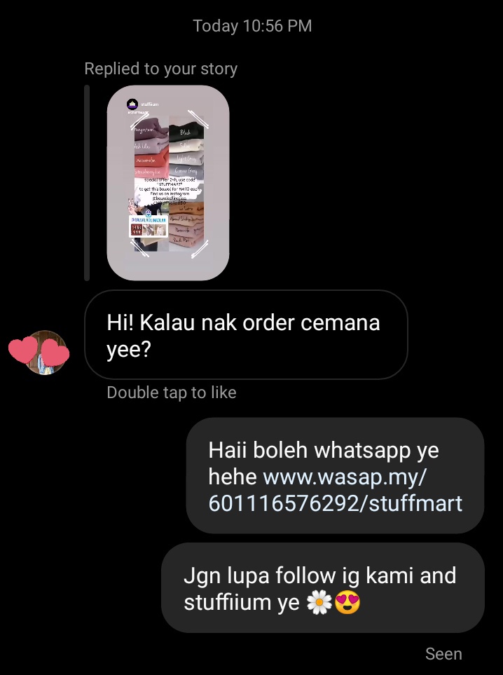 syahirahsha's tweet photo. First customer dari #stuffmart thank youuu @STUFFIIUM great initiative! 🌼 https://t.co/frsMxRFEAv