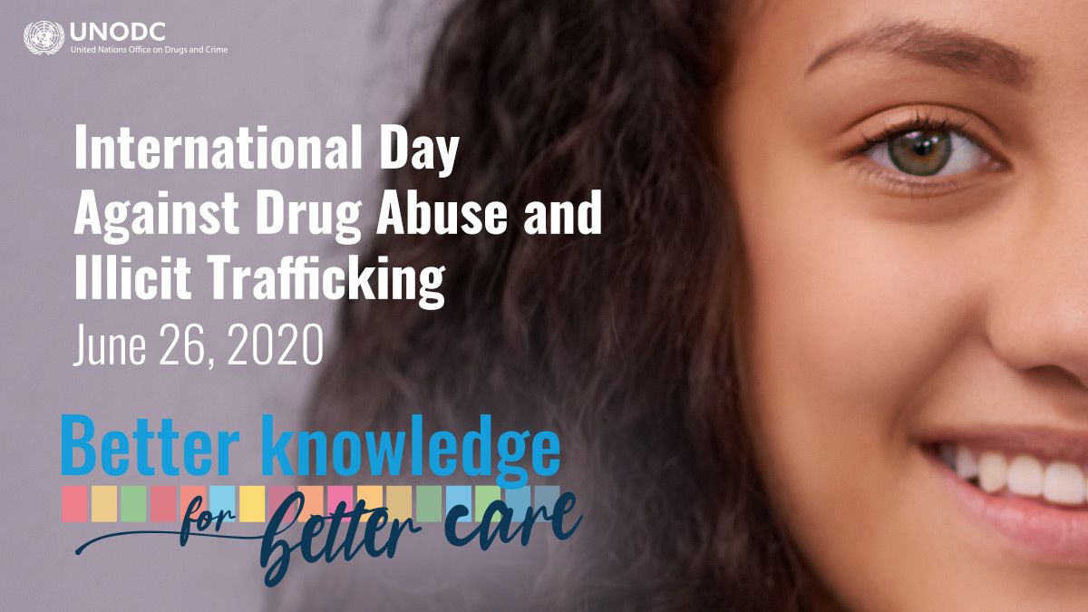 bayimedia's tweet photo. This year’s #WDD theme “Better Knowledge 4 Better Care” Addressing the #worlddrugproblem with evidence-based approches & understanding will help & protect millions,foster greater #IntCooperation, strengthen health, security & sustainable development worldwide #FactsForSolidarity https://t.co/msEStMrZRn