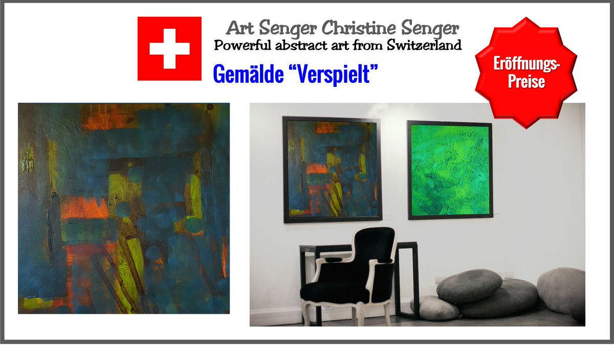 ArtSenger's tweet photo. #Sonderpreise ACRYLGLAS-Bild "Verspielt" von Art Senger!

Mehr unter https://t.co/DatdUuMl1s

Art Senger stellt die abstrakte Kunst jetzt
auch als Acrylglas-Bilder zur Verfügung.

Das Bild "Verspielt" gibt es in 3 Größen!

#artsenger #abstrakte #kunst #malerei #acrylglas https://t.co/5KSkYwo2xe