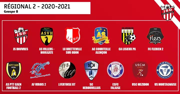 Saison 2020-2021
C'est parti !⚽️
Les adversaires du SCH football sont connus. Voici la composition du groupe B des seniors A au niveau régional 2