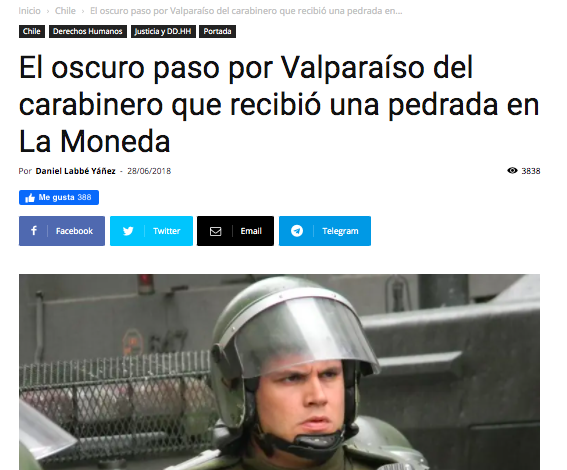 InterferenciaCL's tweet photo. En efecto, los antecedentes de violencia de Crespo venían de antes. El medio @El_Ciudadano en 2018 recogió las denuncias en su contra en su paso por Valparaíso, hechos ocurridos en el contexto de las movilizaciones estudiantiles de 2011 y 2012: https://t.co/I0i3opzV13 (3/11) https://t.co/uK7ljiQe7v