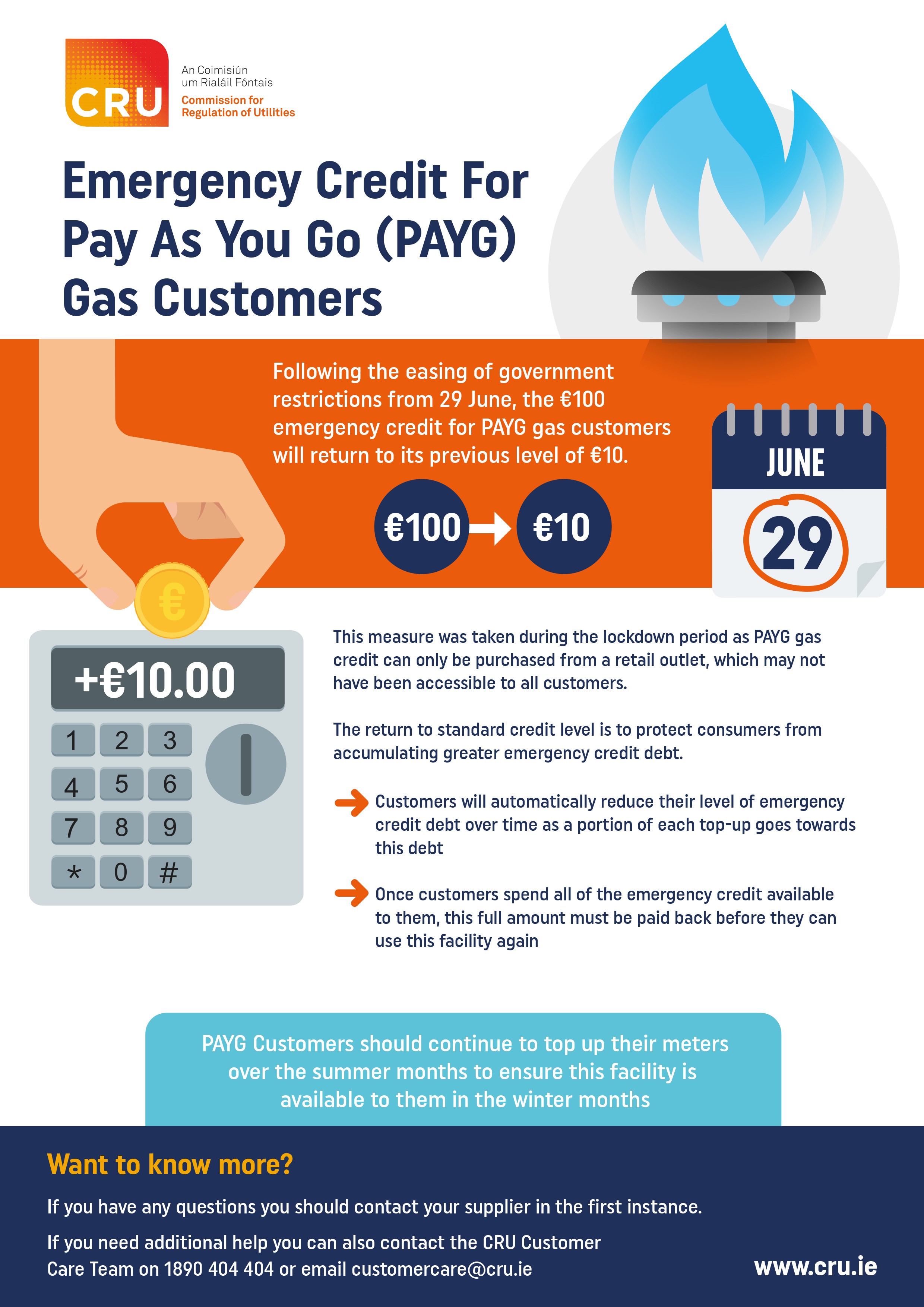 How do I get emergency credit from gas? Leia aqui How do I activate my