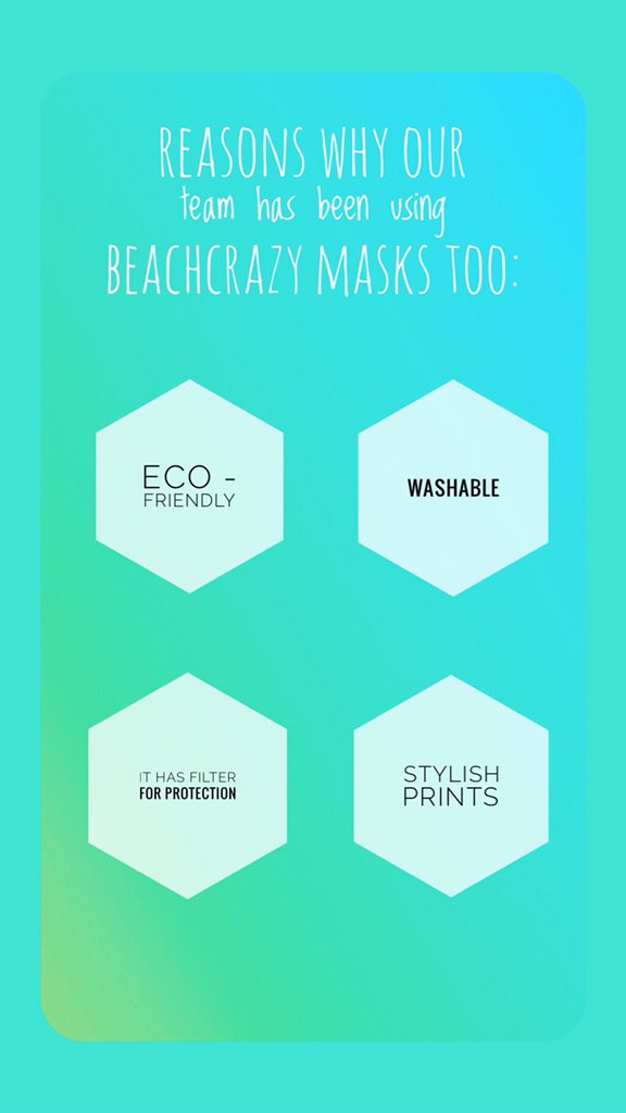 angelaAchavez's tweet photo. Team BeachCrazy are using and loving their own. 🤗💕 #ecofriendlymask #sustainablemask #washable #maskfilter #stylishmask #fashionmask https://t.co/RF7nmyCnsE