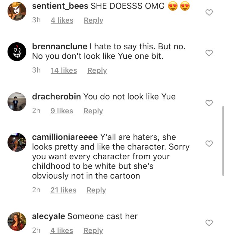 avgeI's tweet photo. someone posted me on instagram and the atla fans are mad 😭 https://t.co/h2XrAoHLnJ