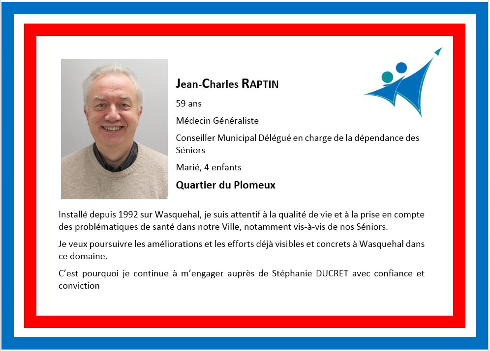 s_ducret's tweet photo. Je suis fière de l’équipe qui m’entoure. Des colistiers qui incarnent le sérieux et l’expérience. Qui connaissent #Wasquehal et qui l’aiment. 
Je vous présente Jean-Charles RAPTIN
Dimanche votez et faites voter Wasquehal pour tous avec Stéphanie Ducret @WaskalpourTous https://t.co/tCDwjsnfhl