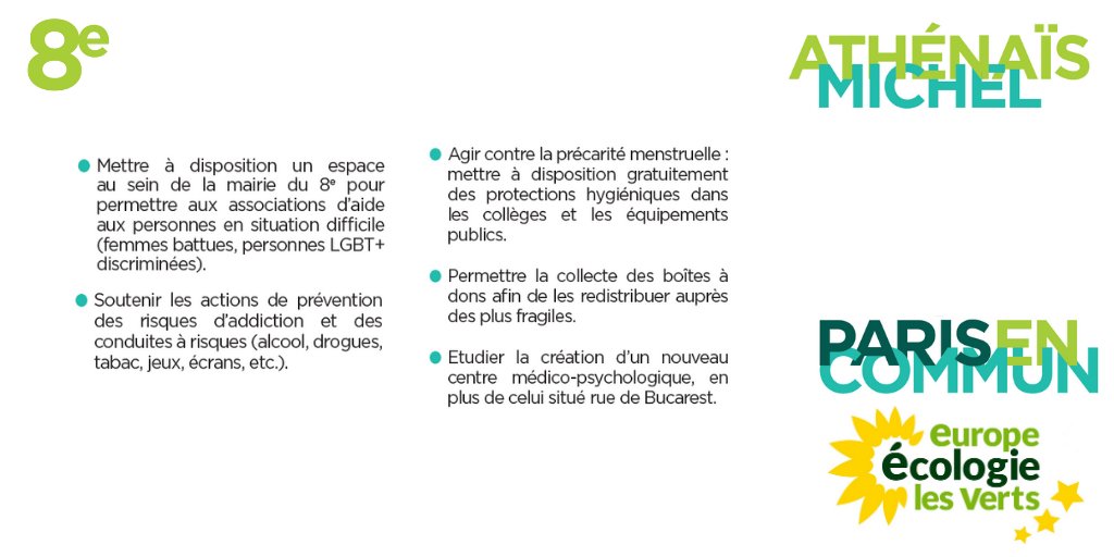 Paris 8e en Commun - L'écologie en action ! tweet media