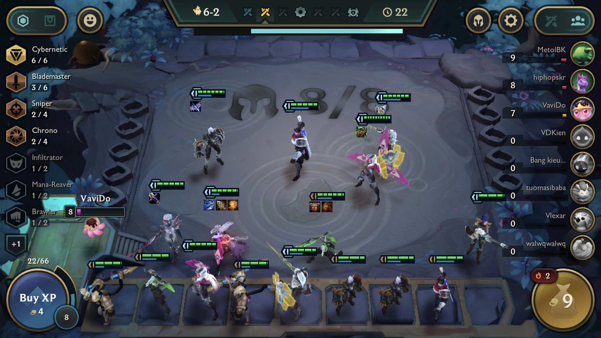 Vavi_Do's tweet photo. So shook when I beat 3 star gnar with two lockets... closest game in a while 😬😬
#TFT #TeamFightTactics #PathToPlat https://t.co/EvqhxaWNCu