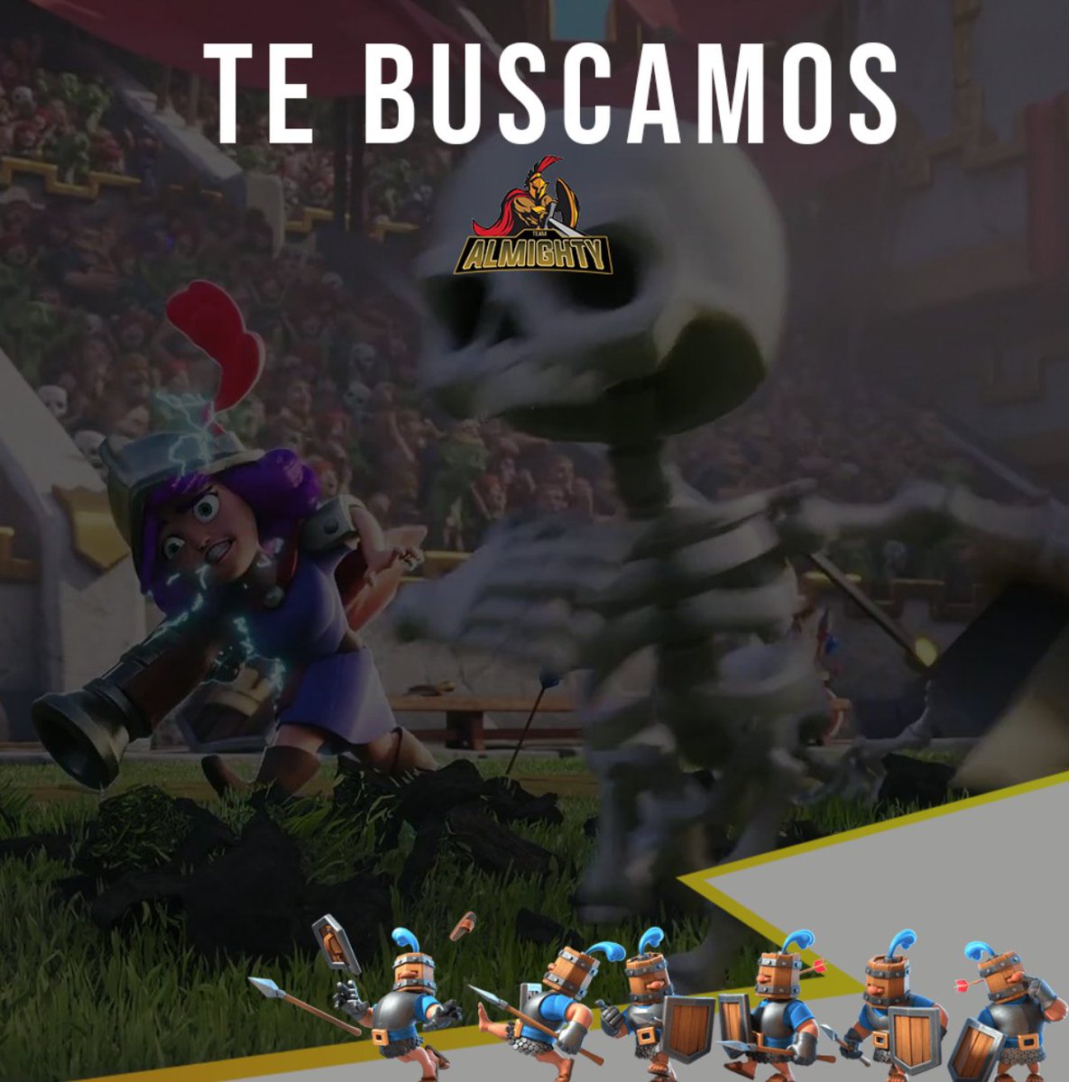 #CR🔥 | #Anuncios📢

⚔️🛡️Estamos en busca de 2 jugadores para que jueguen junto a nosotros <a href="/LigaFox/">Liga Fox 🦊</a>

▪️Requisitos : 

- Ser argentino
- +25 k CG en Desafios
- +17 wins 
- Tener Experiencia
- No tóxico

Interesados comunicarse al MD📩