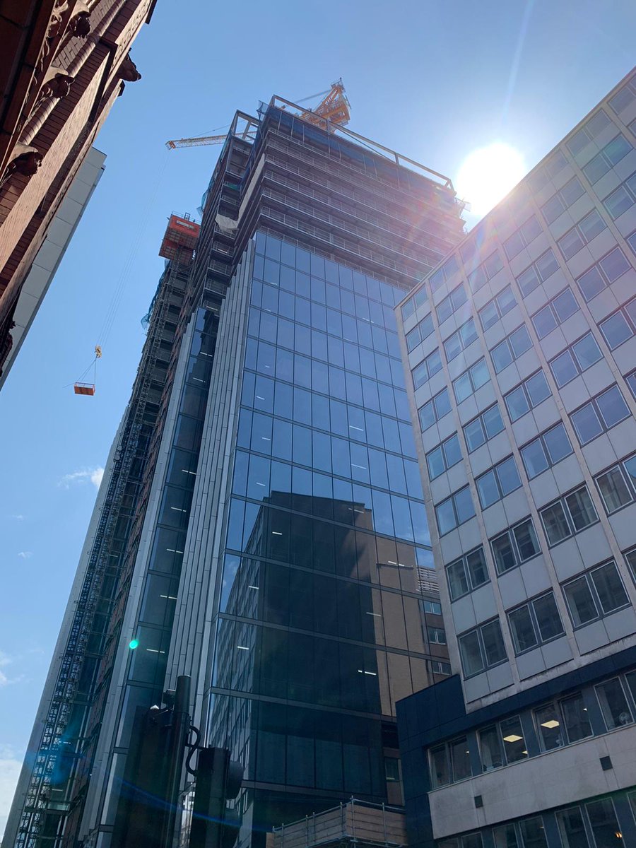 GRJContracting's tweet photo. We are thrilled to be working with BAM Construct UK on another scheme in the centre of Birmingham- 103 Colmore Row. With the support of both Sherwin-Williams and Firetherm our fire protection package is progressing well
#bamconstructionuk
#grjcontracting
#passivefireprotection https://t.co/vKQuzkMF8q