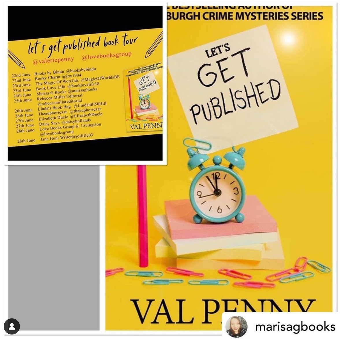 KellyALacey's tweet photo. The biggest round of applause for our hosts who made the #LetsGetPublished tour an AMAZING one!
@booksbybindu @jrw1904 @MagicofWorldsBE @BookLoveLife18 @Marisagbooks @Lindahill50Hill @theeuphoriczat @ElizabethDucie @DaisyHollands @Jolliffe03
Thank you @valeriepenny! https://t.co/sOJfLw8JVb