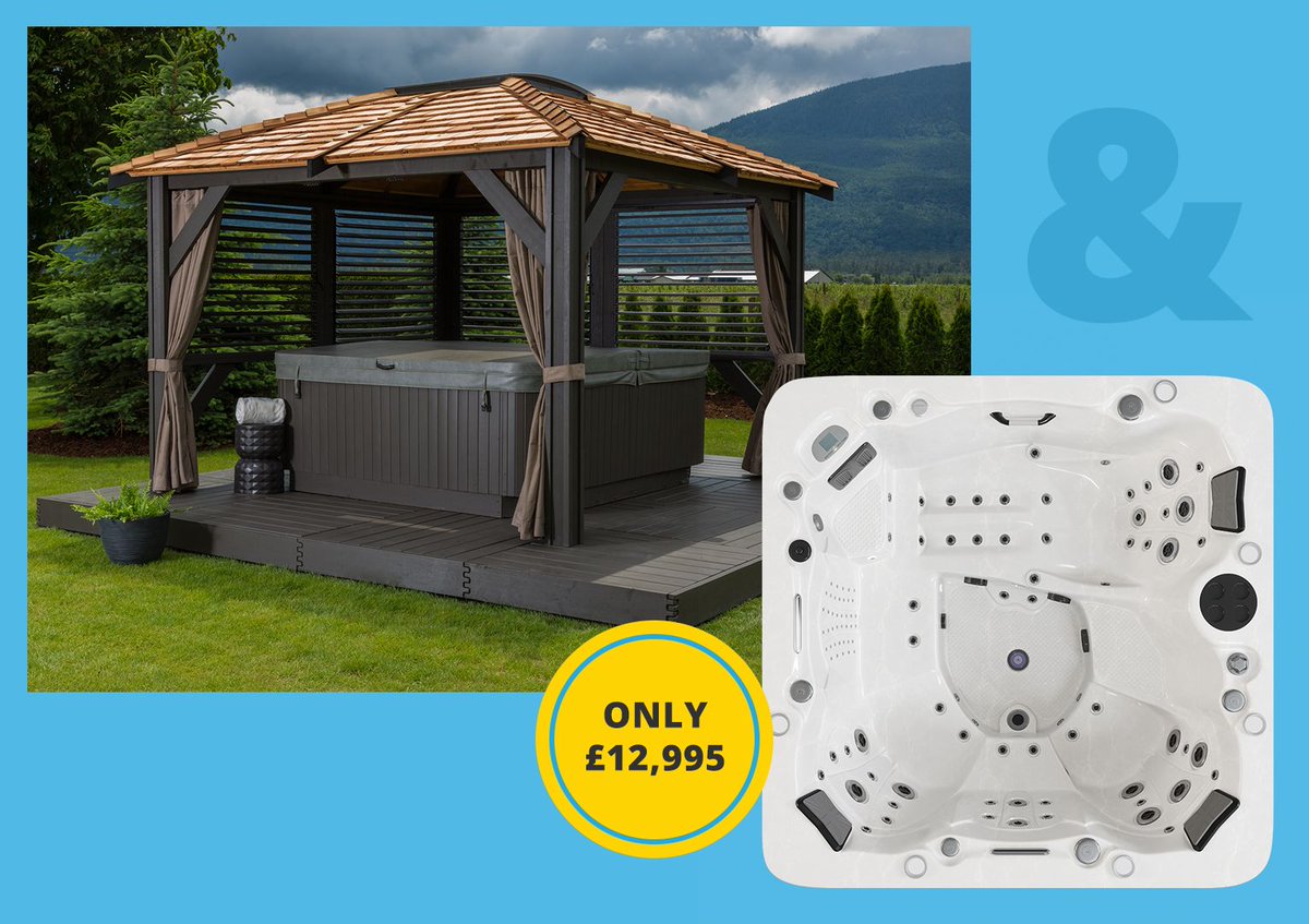 The Mount Alta 1 Gazebo and Balmoral Hot Tub™ are the perfect pair. They are now available as a package deal at only £12,995, saving a massive £2,115! 😍

Plus, this package deal is available on 3 years 0% finance.

View all package deals 📲 buff.ly/2VnZJdE