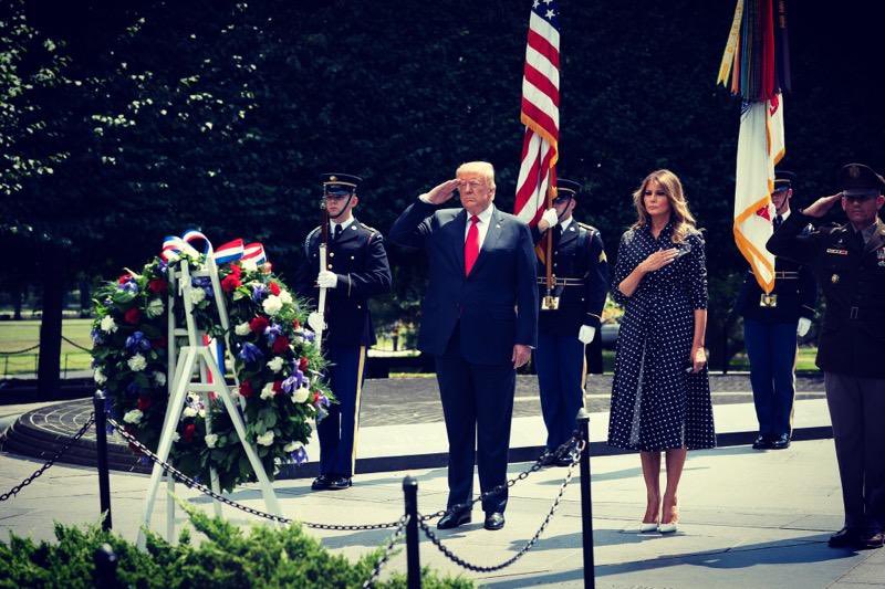 Photo News: Donald and Melania Trump at Korean War Veterans Memorial