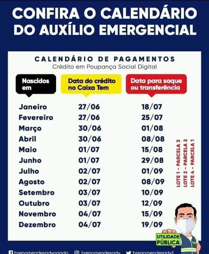 MarcosB_117's tweet photo. Calendário terceira parcela para lote 1 e calendário  da segunda parcela para o lote 2. #auxilioemergencial
#auxiliomergencial
#auxilioemergecial
Fonte G1 
Link- https://t.co/PkZiYjpQHU https://t.co/UuoBfpOyNK