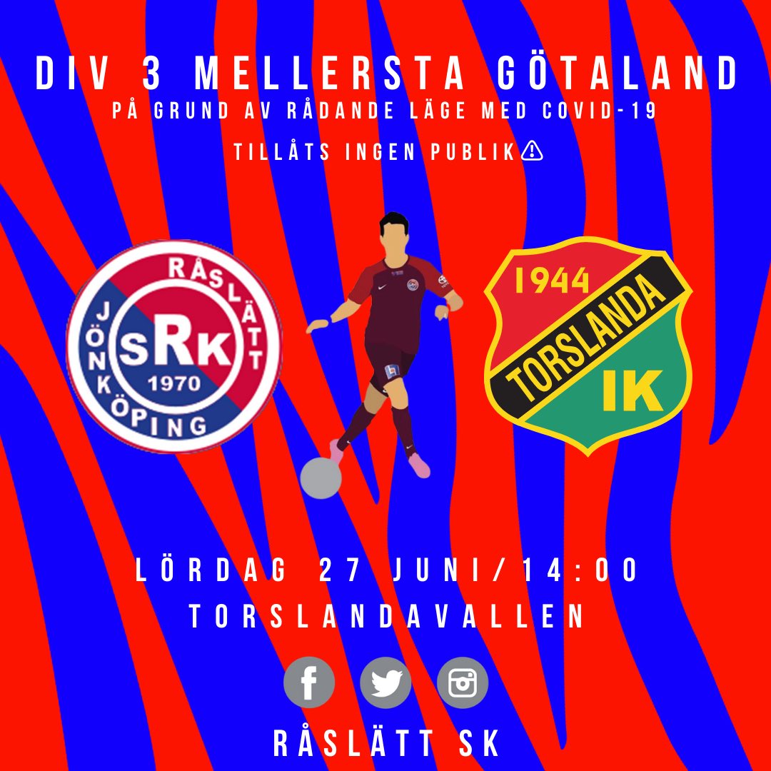 Match imorgon borta i Göteborg mot Torslanda IK. Heja RSK❤️💙