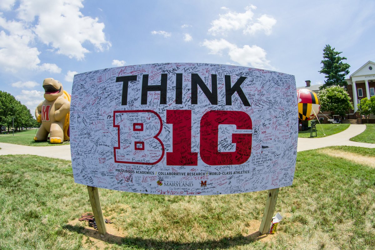 presidentloh's tweet photo. #UMD's move to the @bigten encouraged us to #ThinkB1G, bringing Terps new access to academic resources and opportunities https://t.co/4GRoyf89Y4