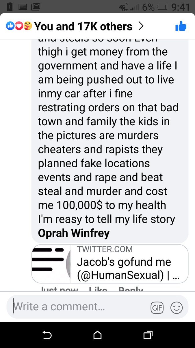 Jacob's gofund me tweet media