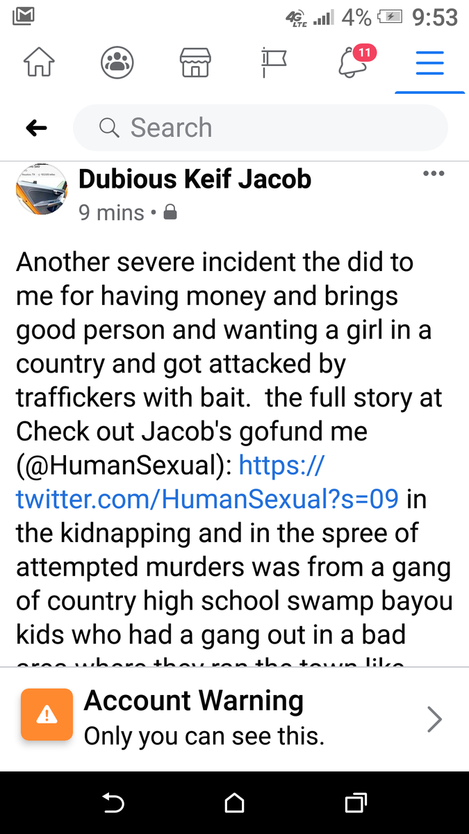 Jacob's gofund me tweet media