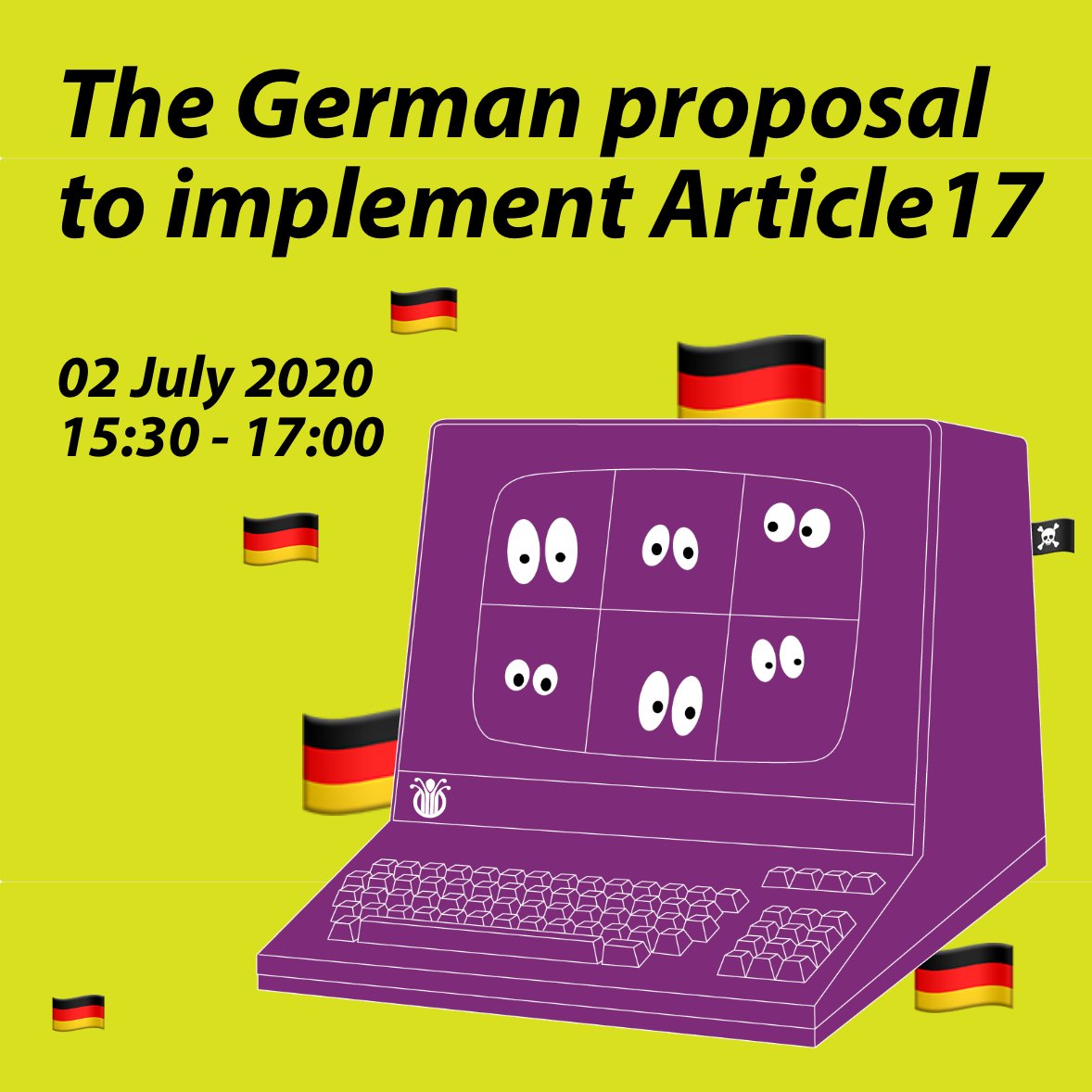 Next Thursday, the 2nd of July at 1530 we will organise the next COMMUNIA Salon. This time we will look at the German proposal to implement #article17 with @Senficon, @hutko, John Hendrik Weitzmann (@WikimediaDE) & others. Join us by registering here: communia-association.org/2020/06/26/487…