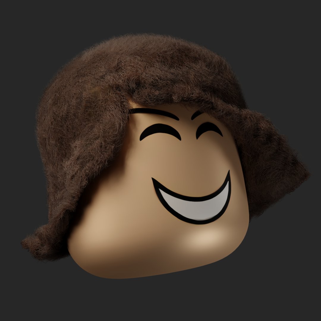 Brown Shaggy Hair Roblox