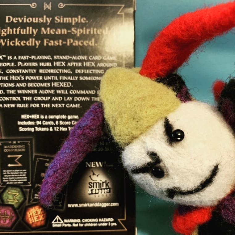 SmirkandDagger's tweet photo. Awesome #FANFRIDAY photo from long-time friend, fellow adventurer and Fan Deborah Dorchak who just sent me an amazing Smirky jester!?!? 😁 How cool is that??
#thankstothefans #fanfridayfeature #fanphotos #creative #smirkanddagger #smirkandlaughter #smirky #jester #art #feltart https://t.co/jtnWE7ueRO