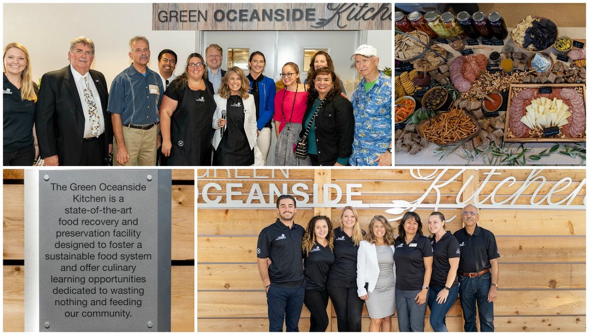 CityofOceanside's tweet photo. The City's #GreenOceanside Kitchen was recognized by @CAPIOTweets for its launch event in 2019, winning an EPIC Award! Congrats to our staff and partners at #osidekitchencollaborative who do important work to foster a #sustainable food system and feed our community.
#OceansideCA https://t.co/VuUHf0W867