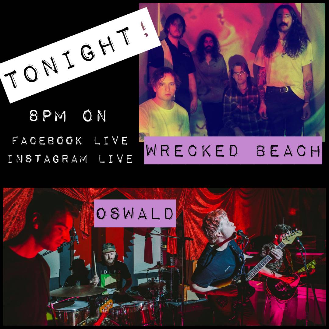RickshawTheatre's tweet photo. 🎶TONIGHT!🎶 Charge your phone and get your laptops ready for @Wreckedbeach and OSWALD tonight!
INFO: https://t.co/1aXGw7nAO9
Digital Doors Open at: 8pm ⏰
The show is free to watch! Donations are welcomed.
“See” you tonight! 👀
#virtualconcert #livestream #oswald #wreckedbeach https://t.co/Z6W9XWJbbc
